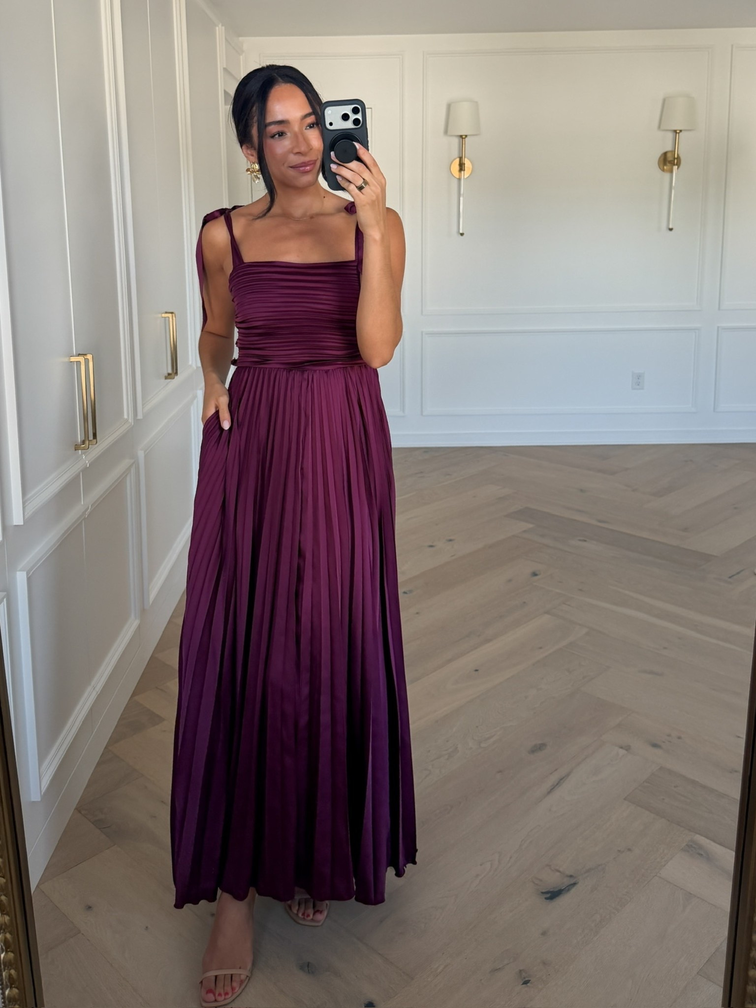 Use code NENA for 25% OFF this fall wedding guest dress 🍂 this gorgeous wine color dress is perfect for fall weddings and under $100! Wearing size S maxi dress

#LTKSaleAlert #LTKWedding #LTKSeasonal