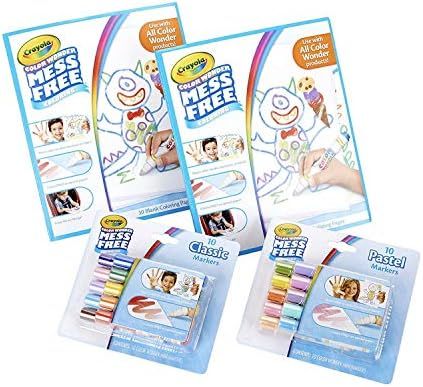 Crayola Color Wonder Mess Free Coloring Kit, 80pc, Toddler Toys, Kids Indoor Activities at Home | Amazon (US)
