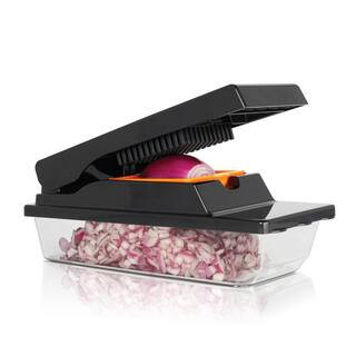Nutri Slicer XL 4-in-1 Portable Easy Storage Handheld Kitchen Slicer with Storage Container | The Home Depot