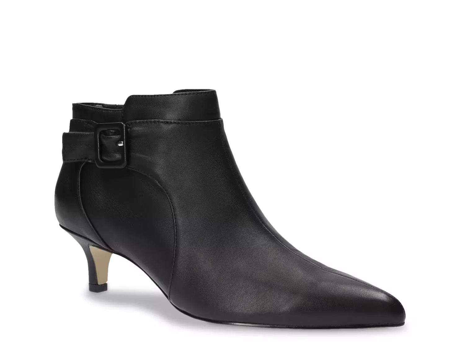 Bella Vita Extra Wide Width Bindi Bootie | Women's | Black Leather | Size 8 | Boots | Bootie | Kitten | DSW