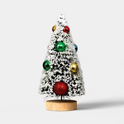 Small Ornament Christmas Bottlebrush Tree - Threshold™ | Target