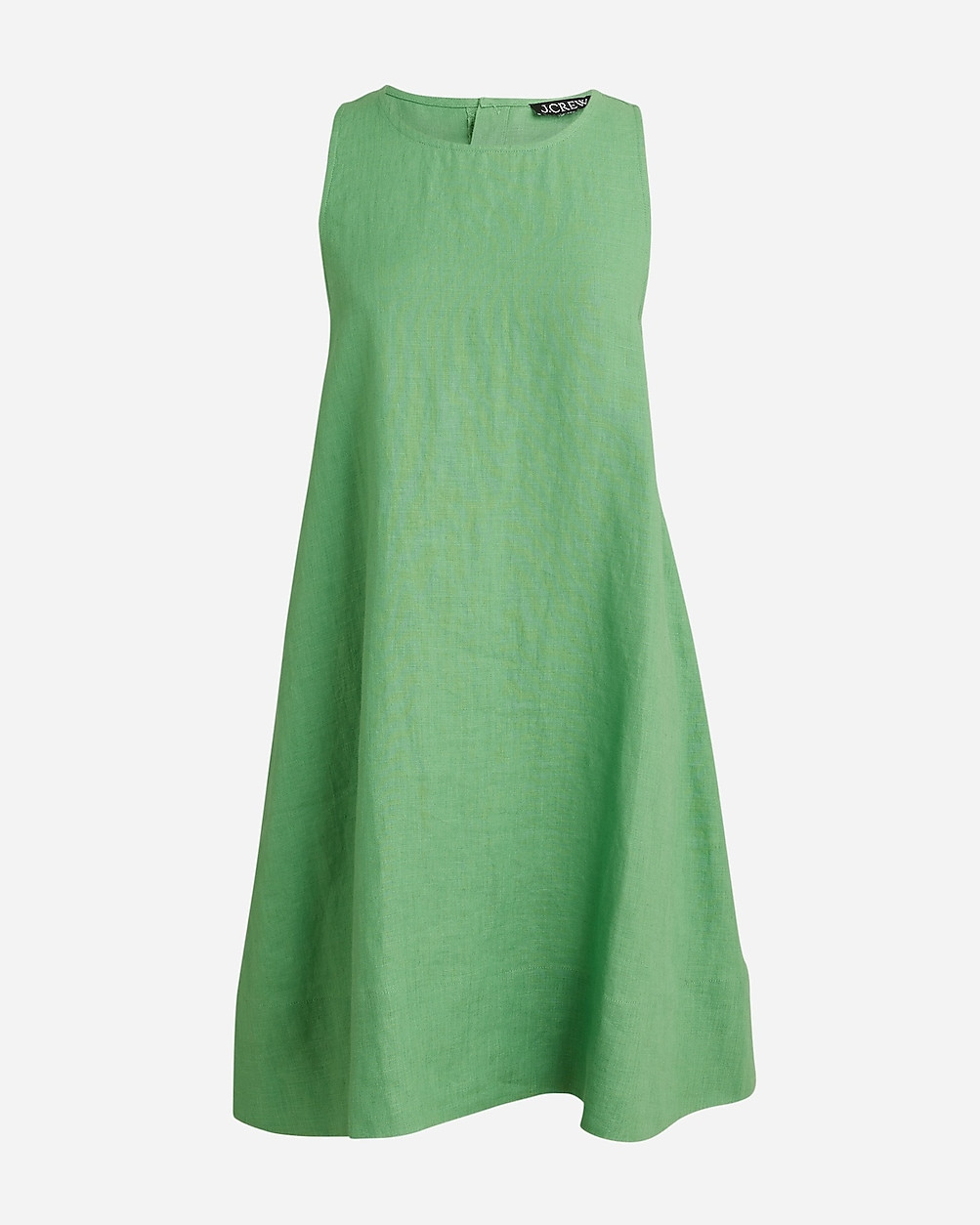 Maxine button-back dress in linen | J. Crew US