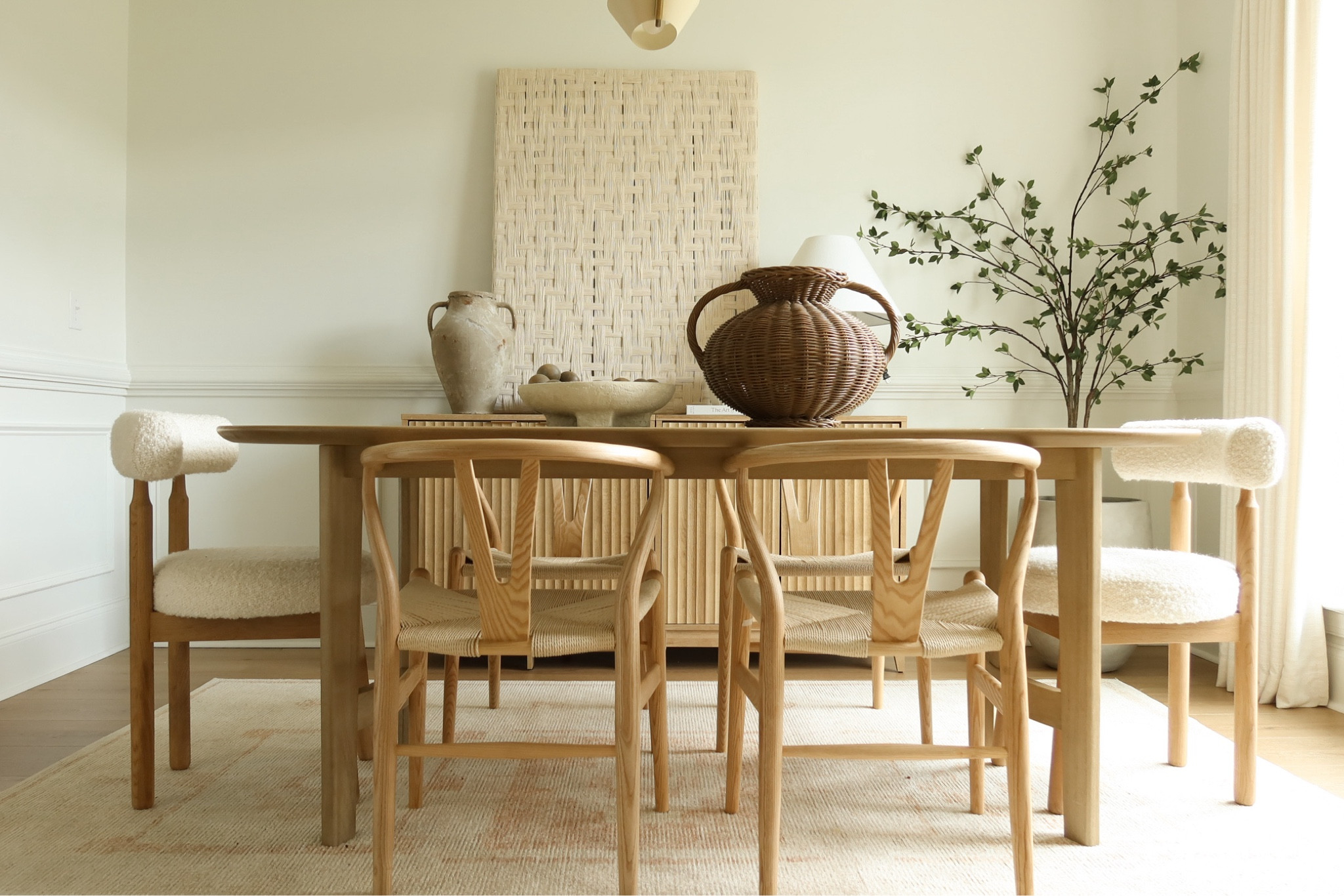Dining room furniture!
Dining table- dining chairs- woven vase- rug- sideboard- console- wall art home decor
Neute home finds 

#LTKHome #LTKFamily #LTKStyleTip