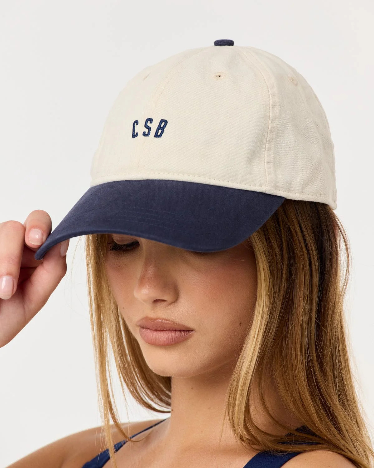 CSB Cap | Navy Two Tone | Crop Shop Boutique US