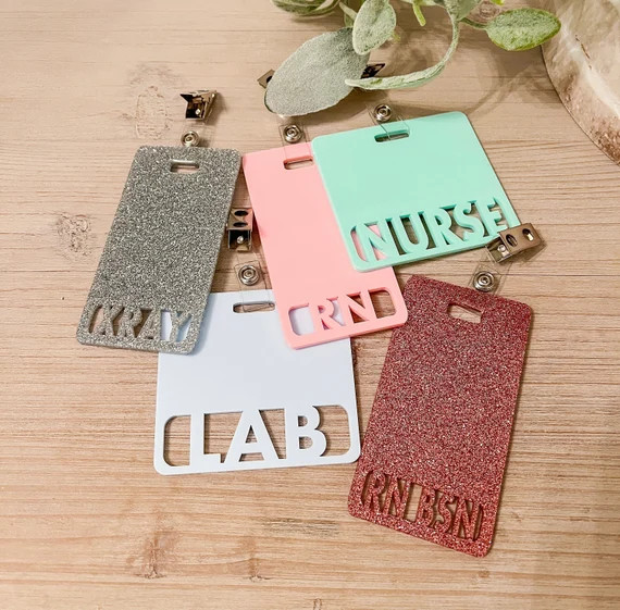 Badge Buddy for ID Card Work ID Badge Holder Lab Badge - Etsy | Etsy (US)