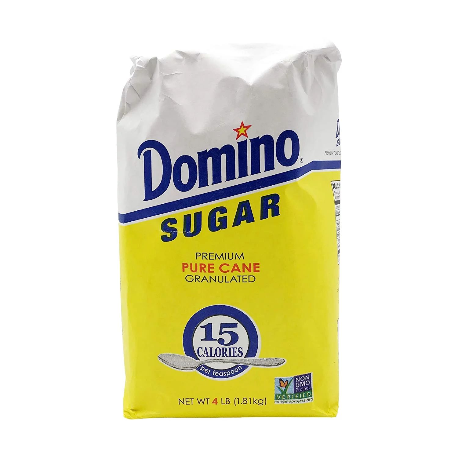 Domino, Granulated White Sugar, 4 Lb,Packaging May Vary - Walmart.com | Walmart (US)