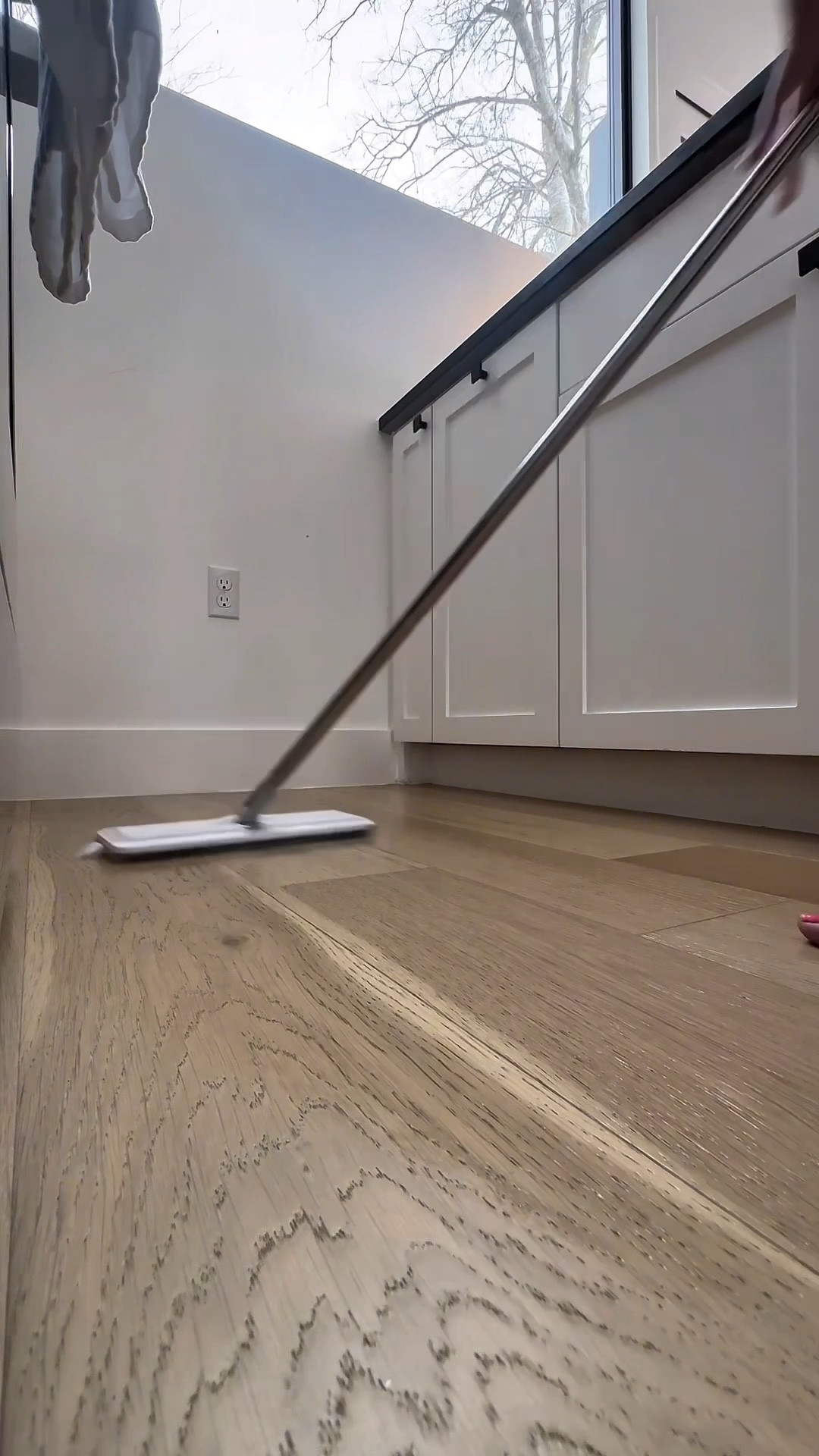 Hands down the best mop I’ve ever used. Self-cleaning bucket with mop wringer scraper. I use it on the walls, floors and in my shower. 10/10 recommendation! 

#LTKHome #LTKFindsUnder100