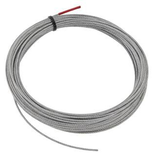Everbilt 1/16 in. x 50 ft. Galvanized Steel Uncoated Wire Rope 811072 - The Home Depot | The Home Depot