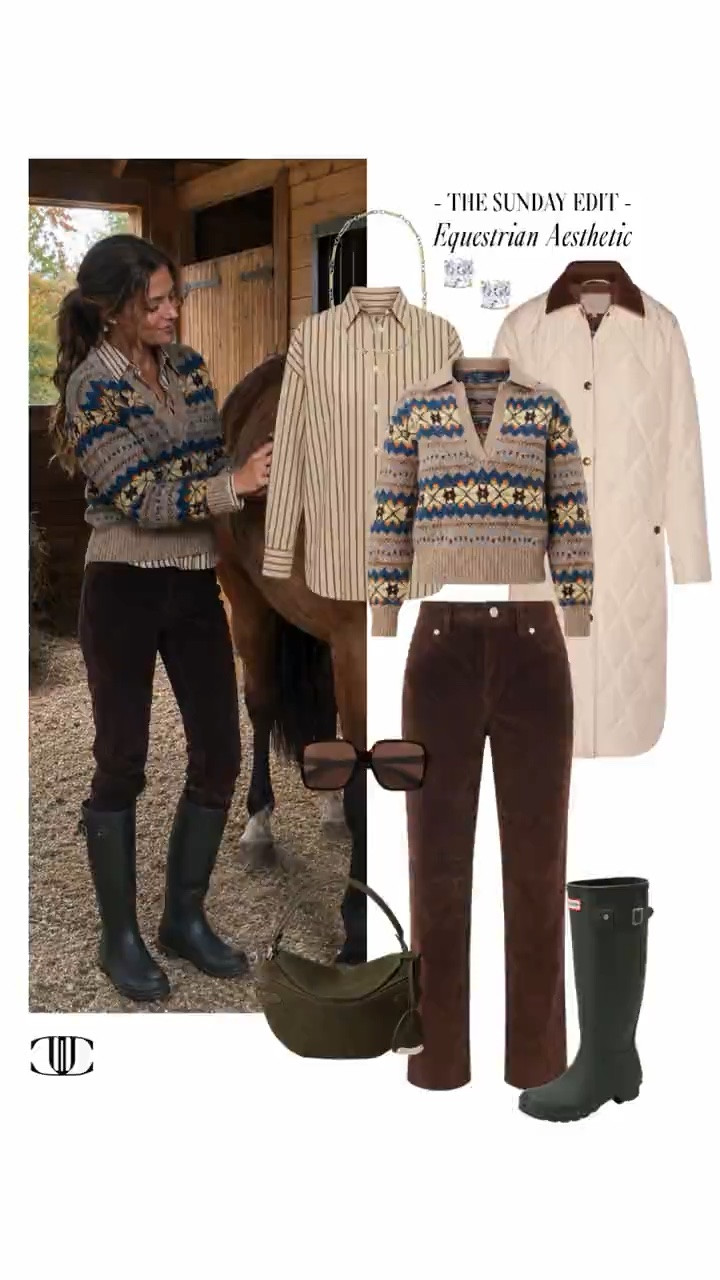 🐎 Some trends come and go, but equestrian style always finds its way back.

In The Equestrian Grandmother Edit, I’m leaning into the pieces I’ll always love: herringbone blazers, heritage plaids, rich chocolate browns, crisp button-downs, riding boots, suede, cashmere, and timeless leather accessories.

The goal is classic first, current second—polished, practical, and rooted in beautiful fabrics and silhouettes that only get better with time. Think a little English countryside, a little Kentucky, and a wardrobe built to be worn for years, not just one season.

Tap to shop the full edit and embrace timeless equestrian style this fall. 🤎✨

#LTKStyle #EquestrianStyle #EquestrianGrandmother #HeritageStyle #ClassicStyle #OldMoneyStyle #EnglishCountryside #FallFashion #TimelessStyle #LTKFinds

#LTKootd #LTKSeasonal #LTKOver40