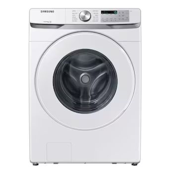 Samsung 5.1-cu ft High Efficiency Stackable Smart Front-Load Washer (White) ENERGY STAR | Lowe's