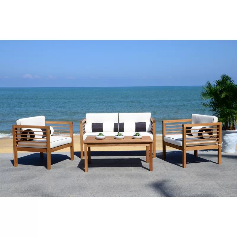 Lovettsville 4 - Person Seating Group with Cushions | Wayfair North America