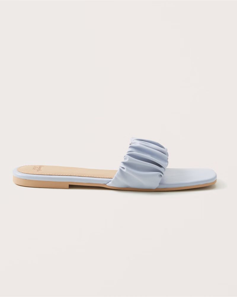 Women's Ruched Sandals | Women's Swimwear | Abercrombie.com | Abercrombie & Fitch (US)