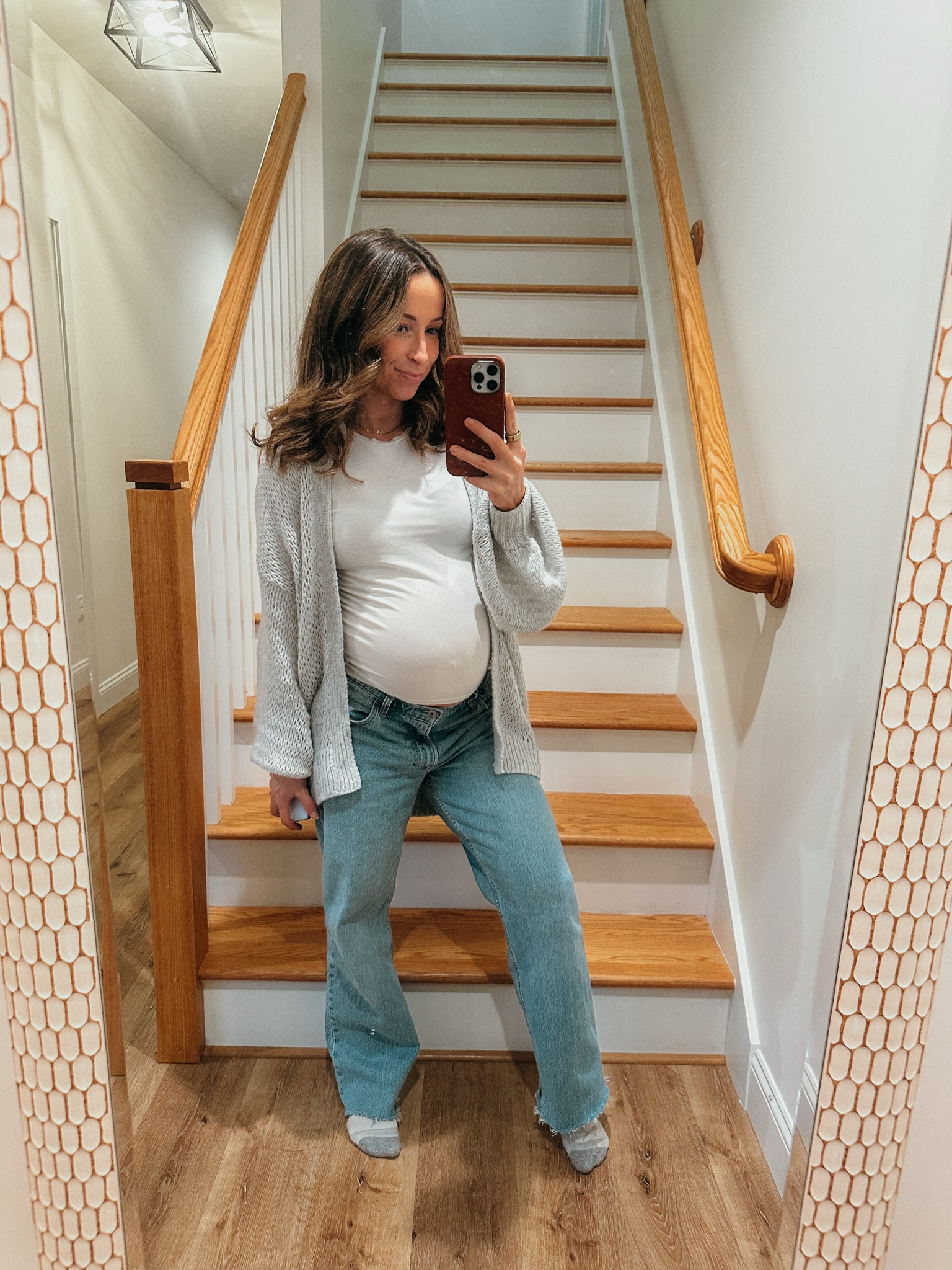Fav non-maternity jeans with the bump!

#LTKStyleTip #LTKSeasonal #LTKBump