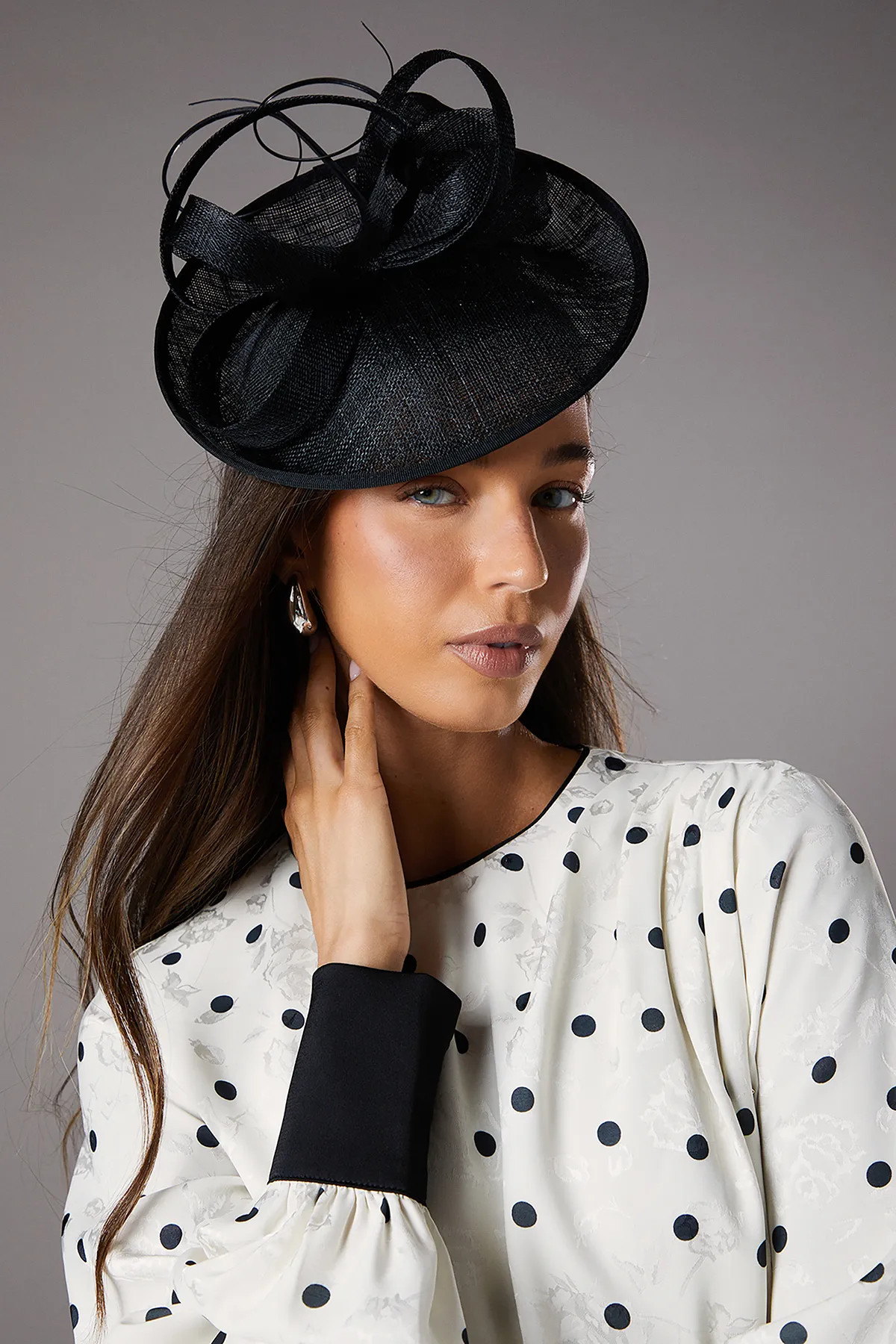 Black Coast Side Facing Structured Fascinator | Debenhams | Debenhams UK