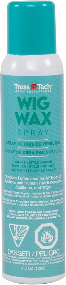 Tressallure TressTech Dry Spray Wig Wax | Add Volume in Wigs | All types of Hair | 1 Pack, 4.3 Fl... | Amazon (US)