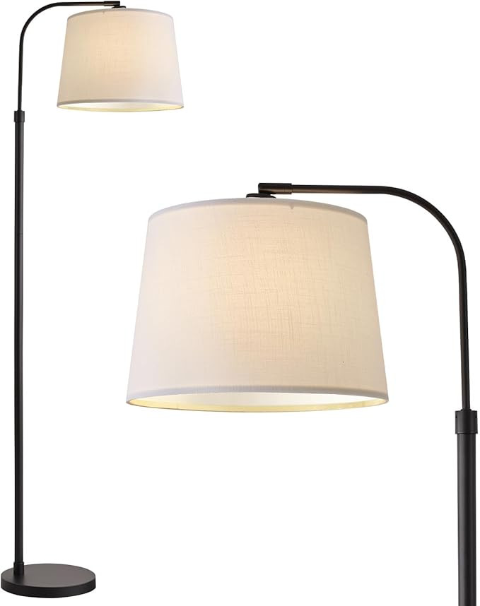 Oneach 62" Arch Floor Lamp for Living Room LED Tall Standing Light with Hanging Lamp Shade Modern... | Amazon (US)