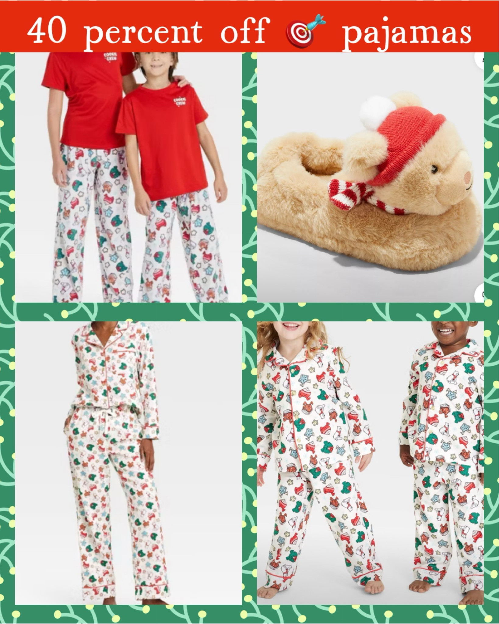 40% off Target pajamas for the family

#LTKSeasonal #LTKFindsUnder50 #LTKSaleAlert