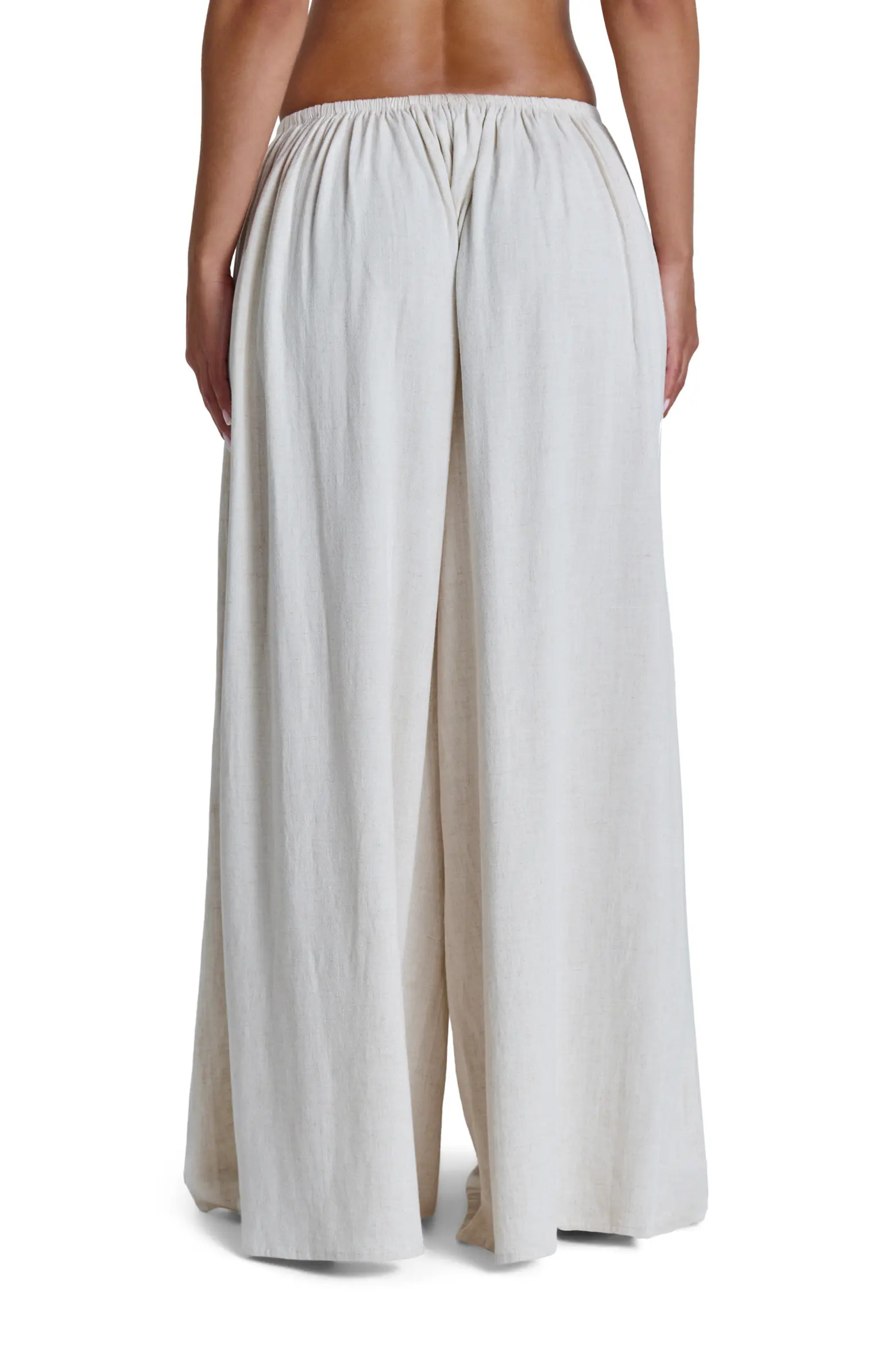 Cotton & Linen WIde Leg Pants (Women) | Nordstrom | Nordstrom
