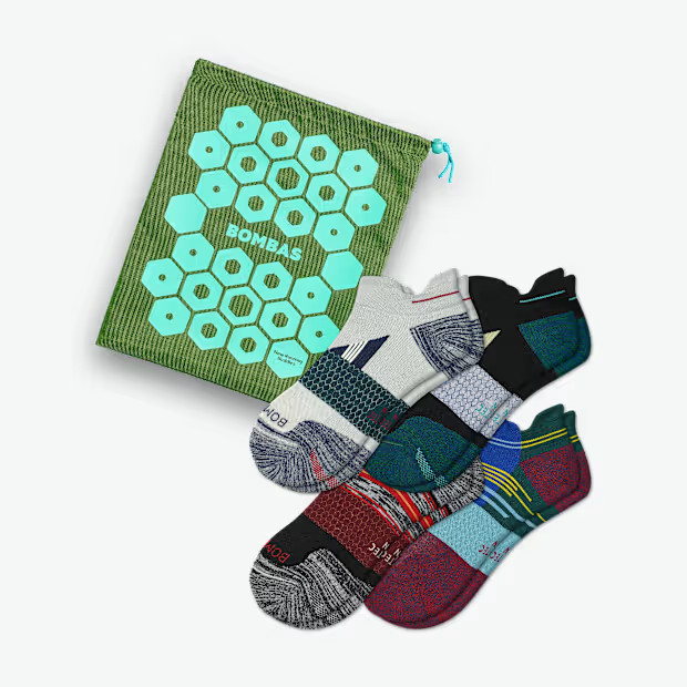 Men's Running Ankle Sock 4-Pack Gift Bag | Bombas