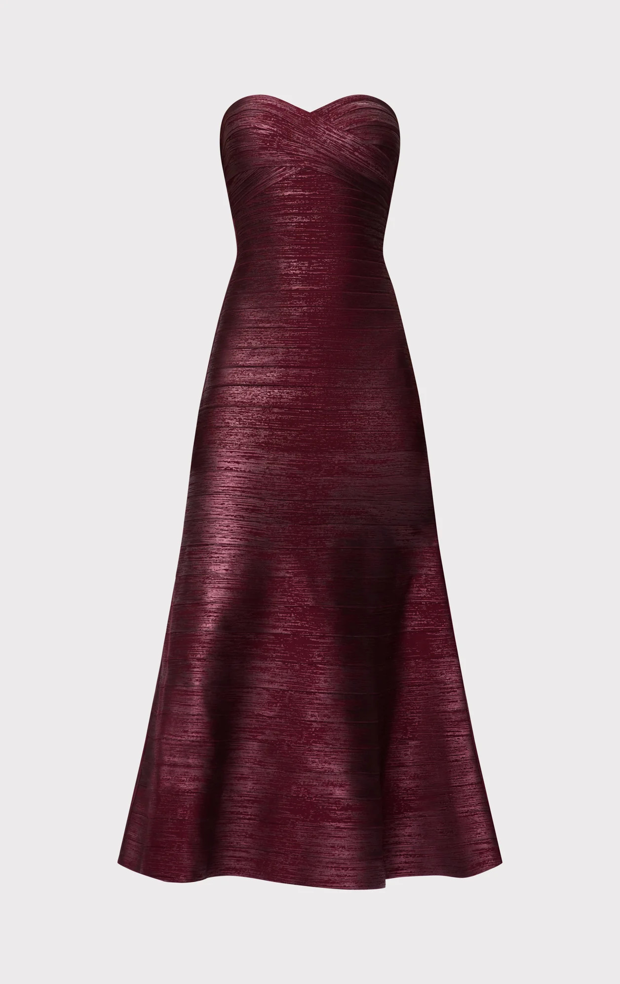 THE METALLIC SARA GOWN | Herve Leger