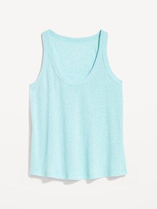 Linen-Blend Tank Top | Old Navy (US)