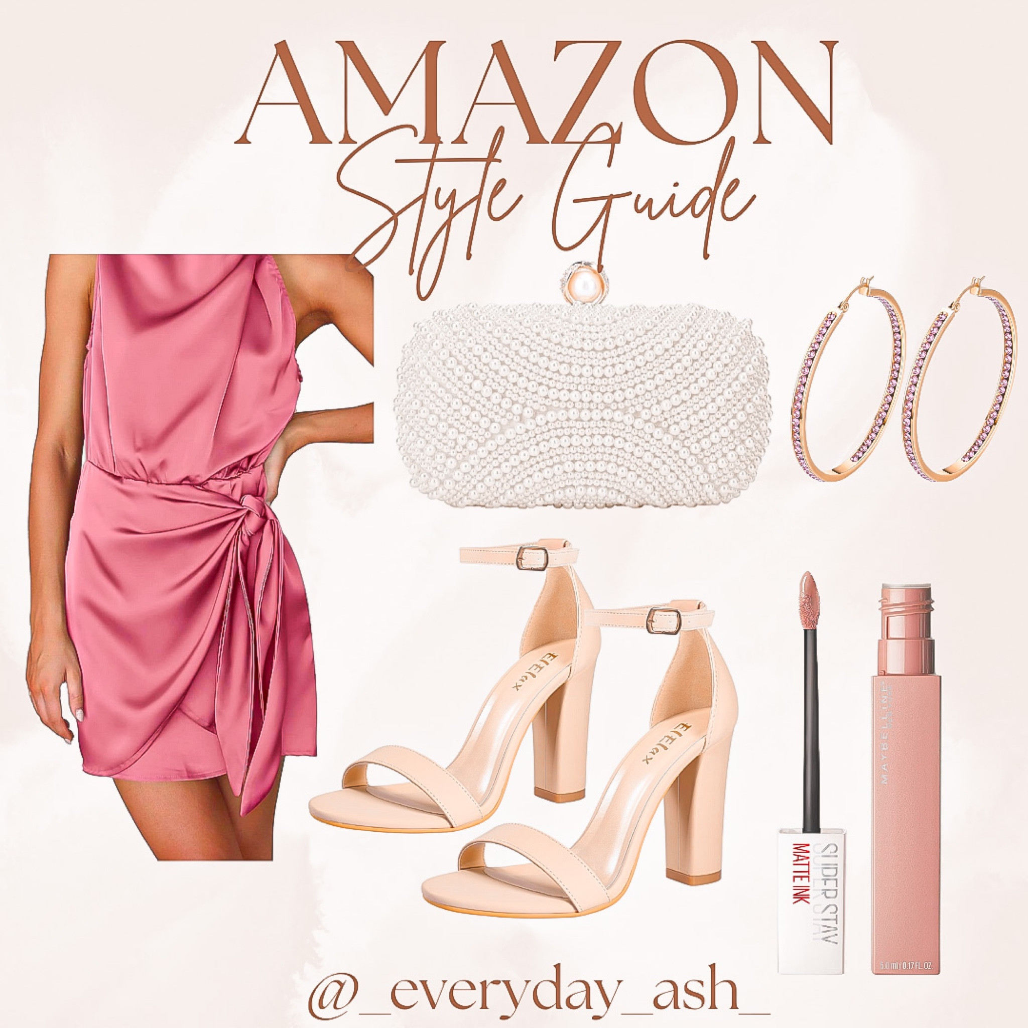 Wedding guest look 💕

This style will go great for any type of wedding you have coming up ✨💍

Amazon , amazon fashion, wedding guest dress, wedding , nude heels, Pearl clutch, rose gold earrings, wedding accessories, wedding season, heels, bride , lipstick , beauty, makeup finds 

#LTKFind #LTKwedding #LTKstyletip