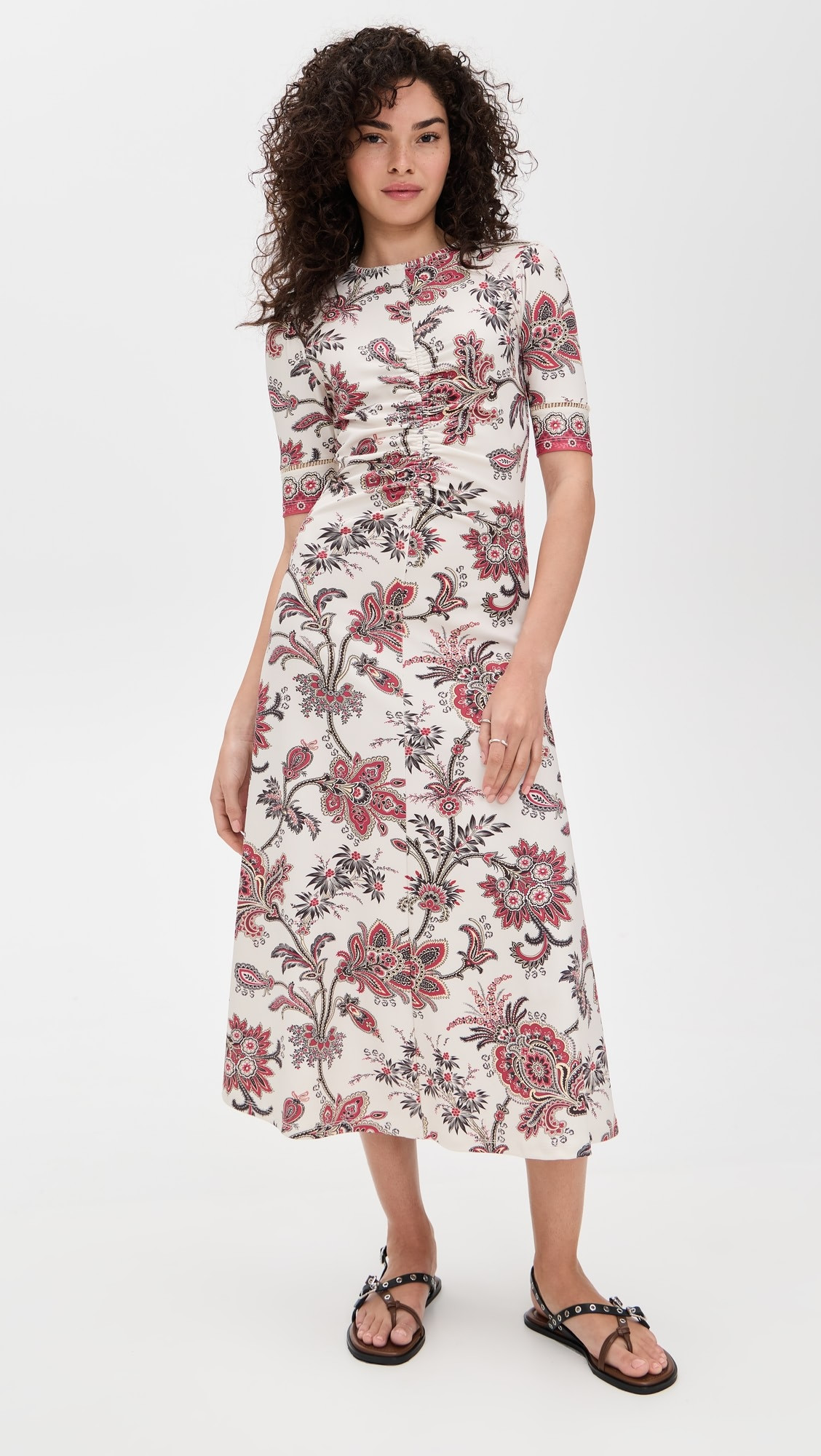Sea Cassandra Print Ruched Dress | Shopbop | Shopbop