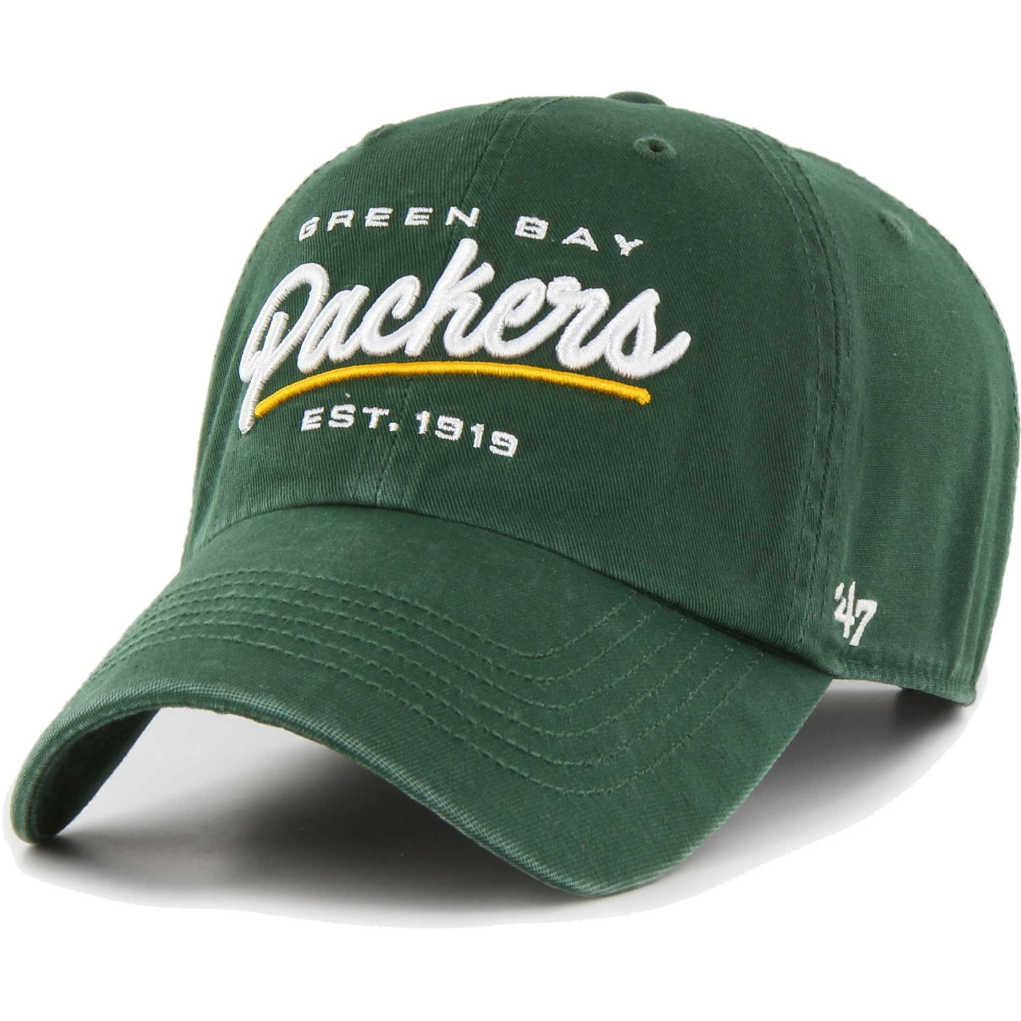 Women's Green Bay Packers '47 Green Sidney Clean Up Adjustable Hat | NFL Shop