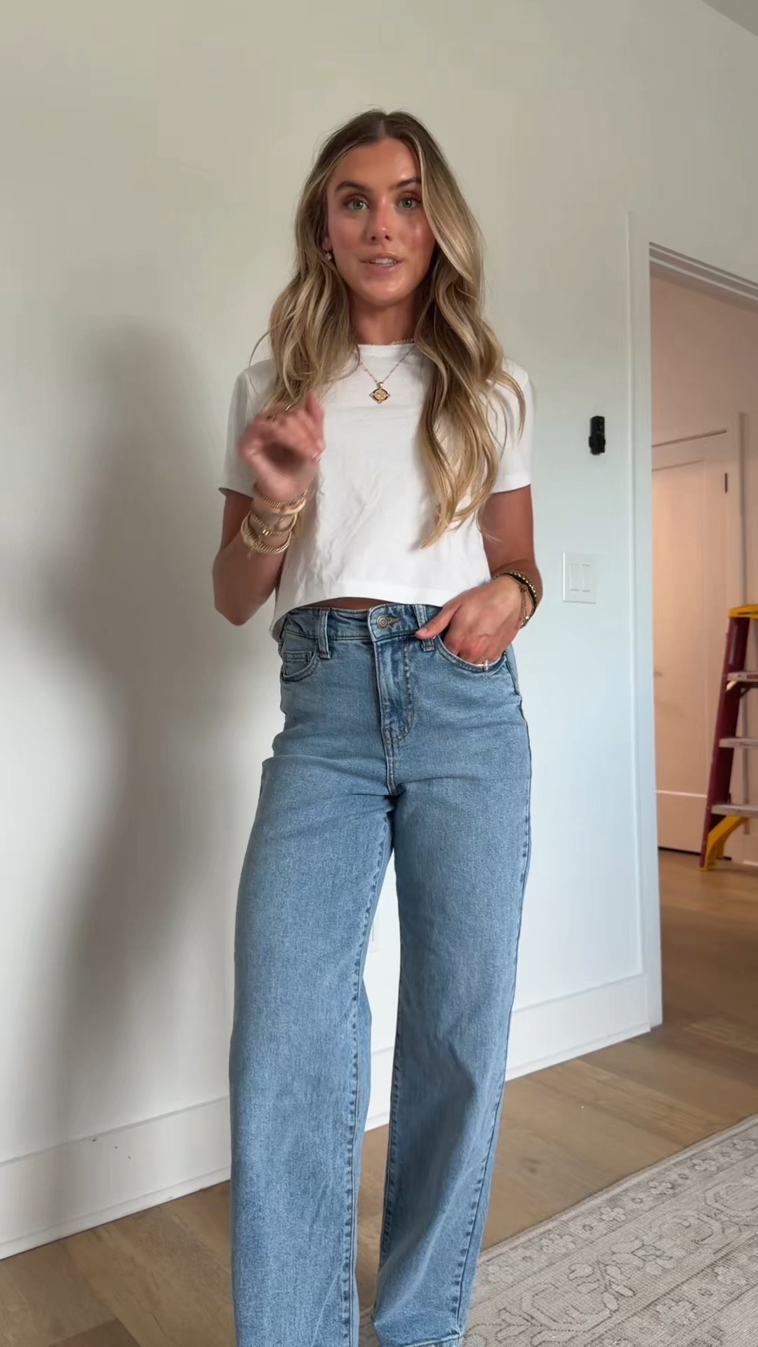 Walmart size 00/xxs. When comfort is non-negotiable, these trendy No Boundaries High-Rise Baggy Wide Leg Jeans seal the deal. Crafted in a stretch denim, these jeans feature an elastic back waist that adds ease to your everyday and the flowy wide leg and baggy fit bring some cool-girl energy to your outfits. Pair these baggy jeans with your favorite crop tops or an oversized tee and sneakers—whatever your vibe, this pair of denim brings it! Only at Walmart.

#LTKootd #LTKSaleAlert #LTKSeasonal