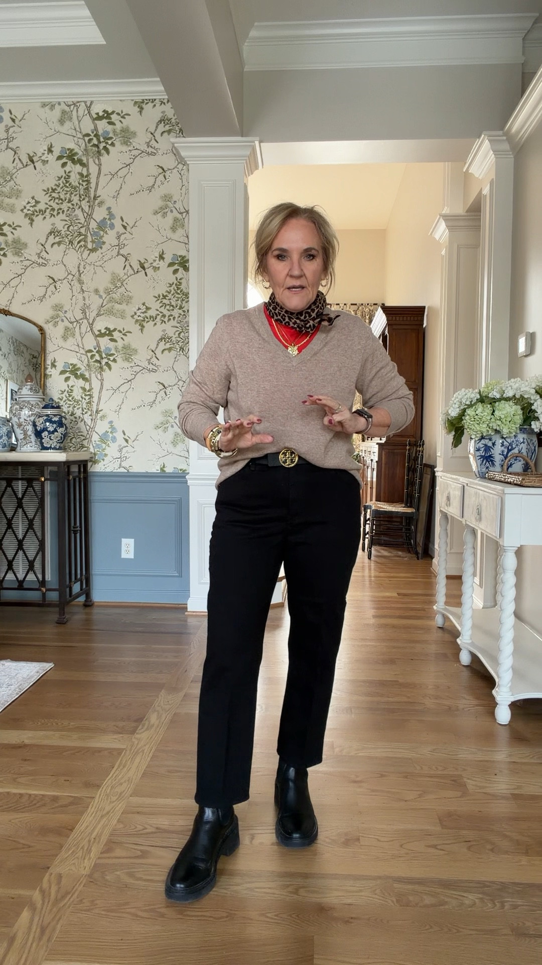 Allie & Bess warehouse sale going on. Check out prices on the website once you tap the link! 
Quince cashmere sized up to a large 
Red t sized up 2 to an XL
3 pair of black denim options 
Quince faded black relaxed straight size 29 waist 28 inseam
I’m wearing the Abercrombie straight leg I get the 29 short. This is a no fade black if you want that true black denim.
Loft barrel jeans. These are not for beginners. But I love them. Wearing a 29 petite. Extra 15% off code DENIMAF
I’ll link some scarf options as mine from Walmart from last fall

#LTKSaleAlert #LTKOver40 #LTKPetite