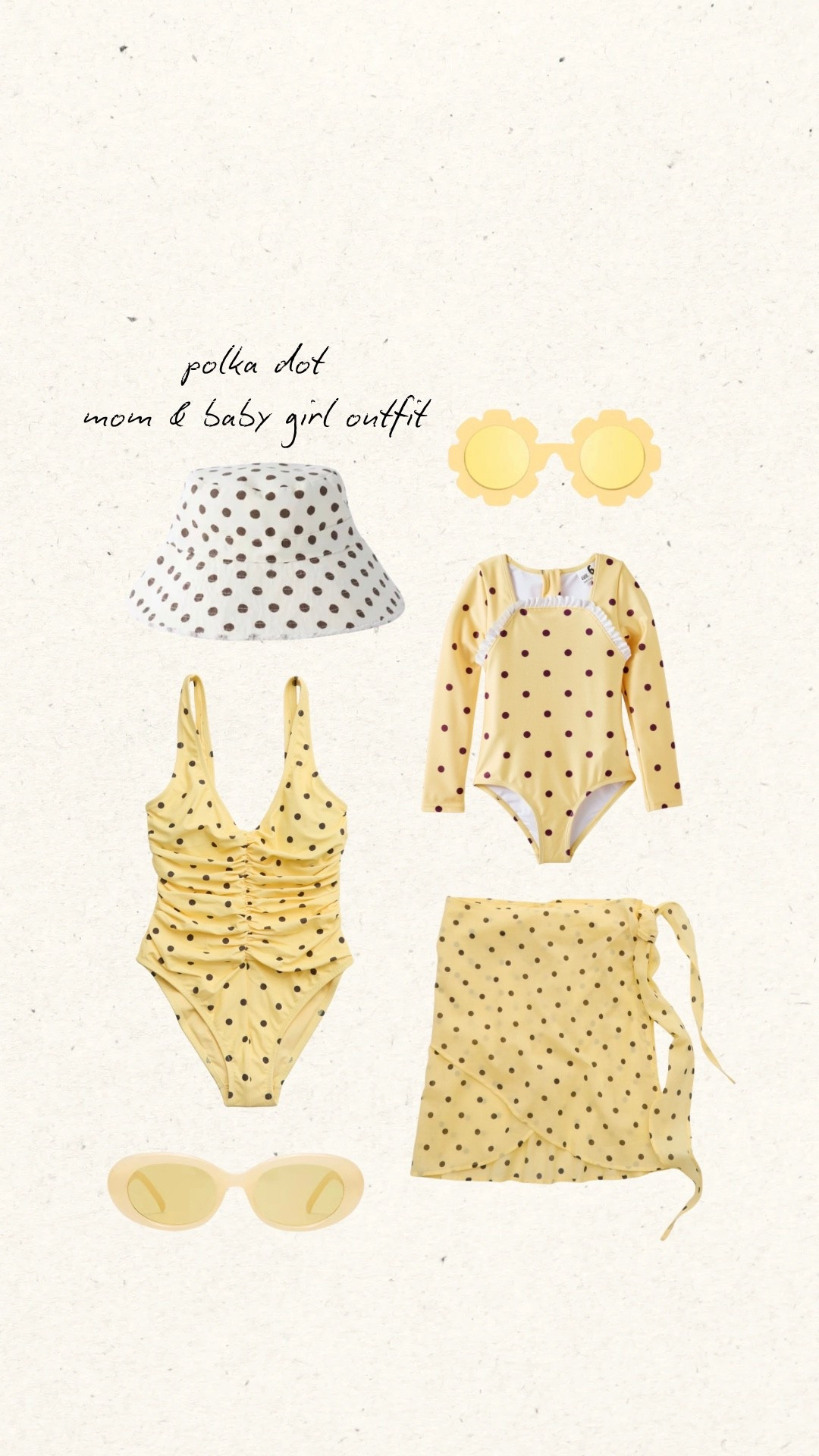 mommy & me polka dot swim outfit 

#LTKmomlife #LTKBaby #LTKKids