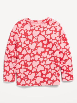 Printed Long-Sleeve T-Shirt for Toddler Girls | Old Navy | Old Navy (US)