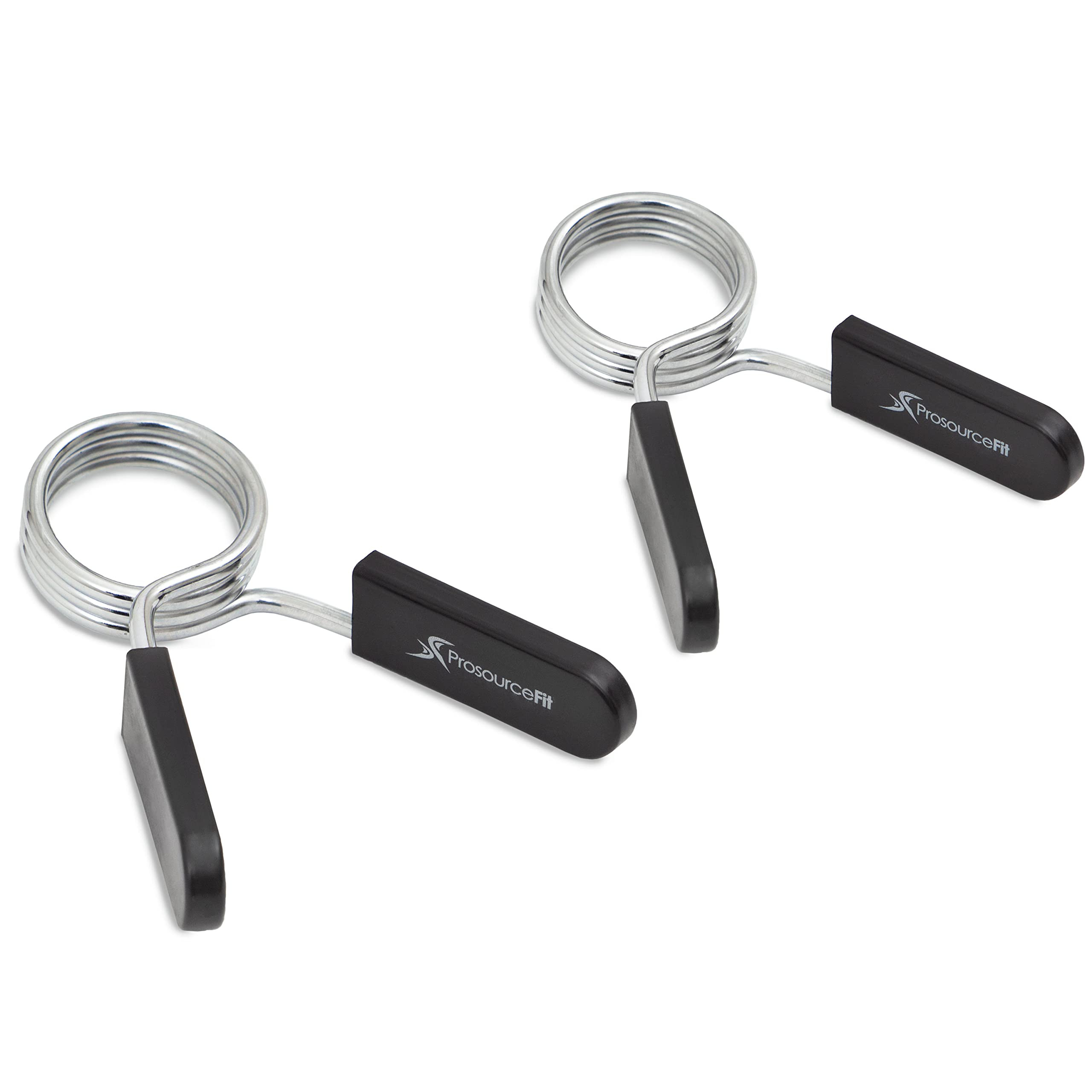 ProsourceFit Olympic Barbell Spring Clip Collar 2-inch Pair with Easy-Grip Handles for Weightlift... | Amazon (US)