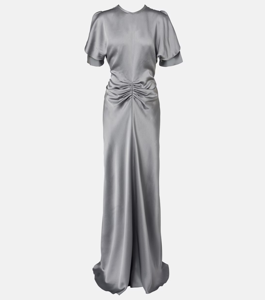 Isabella gathered satin gown | Mytheresa (INTL)