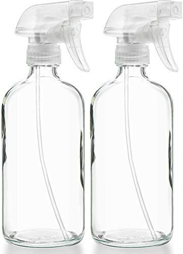 Amazon.com: Sally's Organics® Empty Clear Glass Spray Bottles - Refillable 16 oz Containers for ... | Amazon (US)