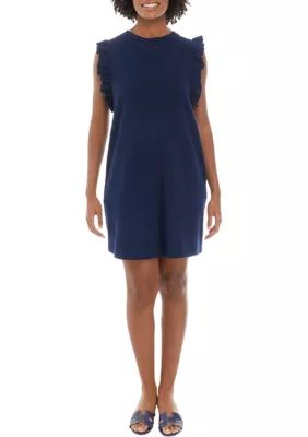 Crown & Ivy™ Women's Ruffle Sleeve Dress | Belk