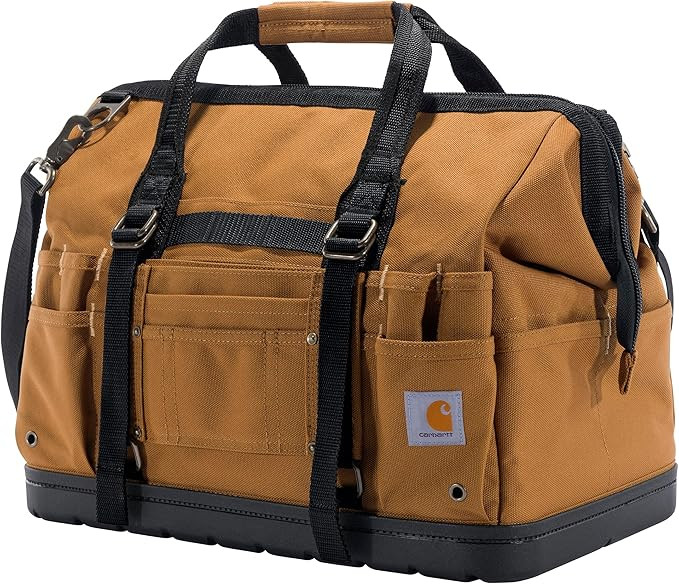 Carhartt Onsite Tool Bag, Durable Water-Resistant, Tool Storage Bag, Heavyweight w/Molded Base, 1... | Amazon (US)