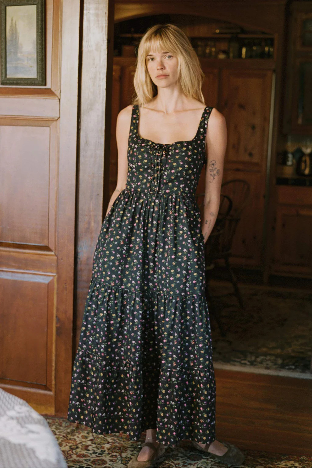 The Adele Dress | Night Garden | Christy Dawn