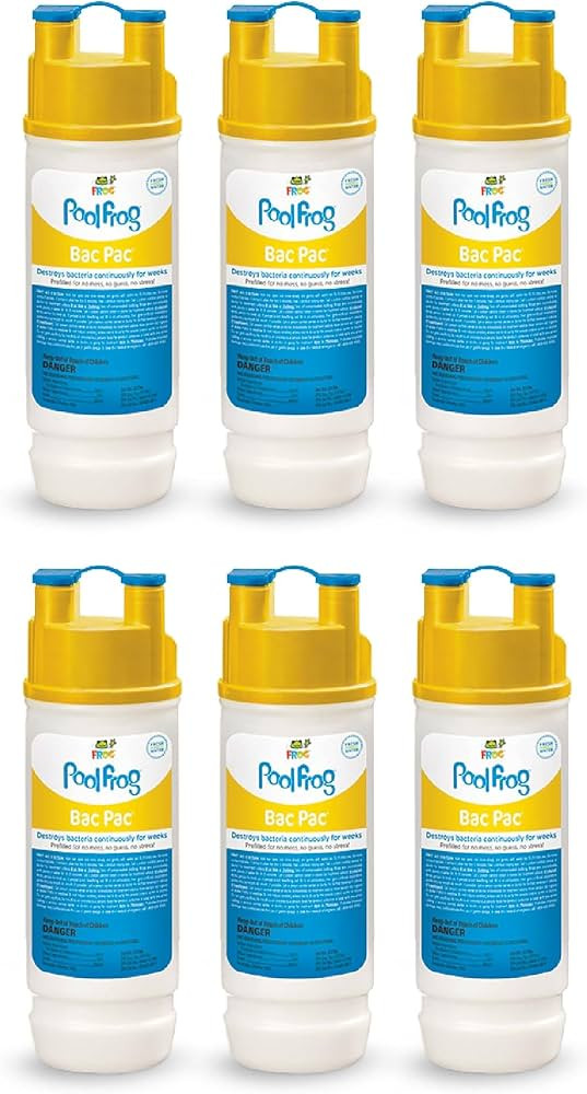 FROG Bac Pac Replacement Chlorine Cartridges for use with Pool FROG Model 5400 and 6100 Cyclers -... | Amazon (US)