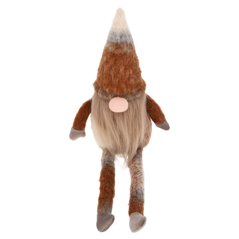 Medium Sitting Fabric Gnome Tabletop Decoration, Brown, 21", Fall by Way To Celebrate | Walmart (US)