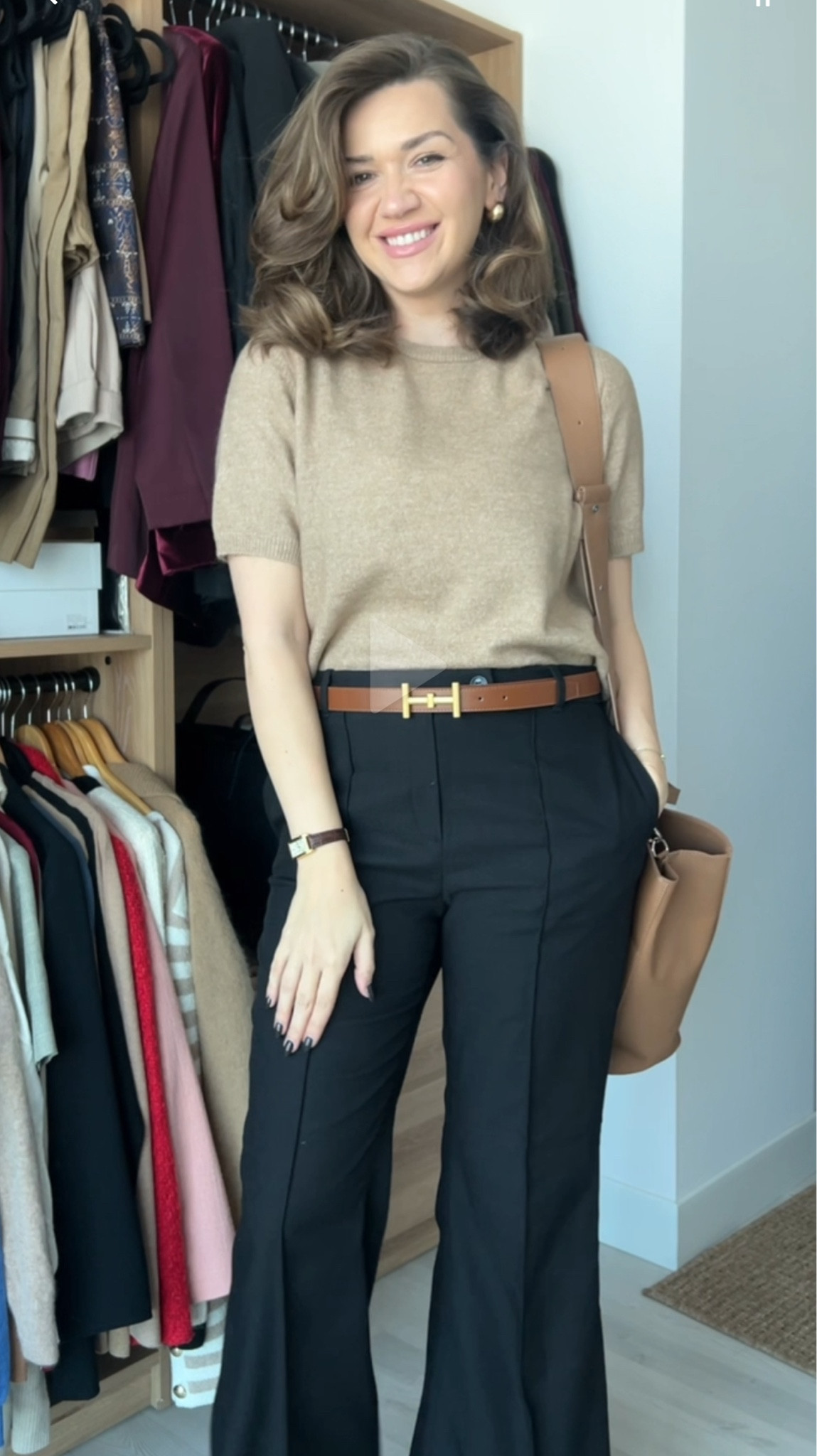 Easy peasy office look! These sure slimgbacks are soooooo beautiful and a gorgeous shade of chocolate brown 🤎

#LTKStyleTip #LTKWorkwear #LTKShoeCrush