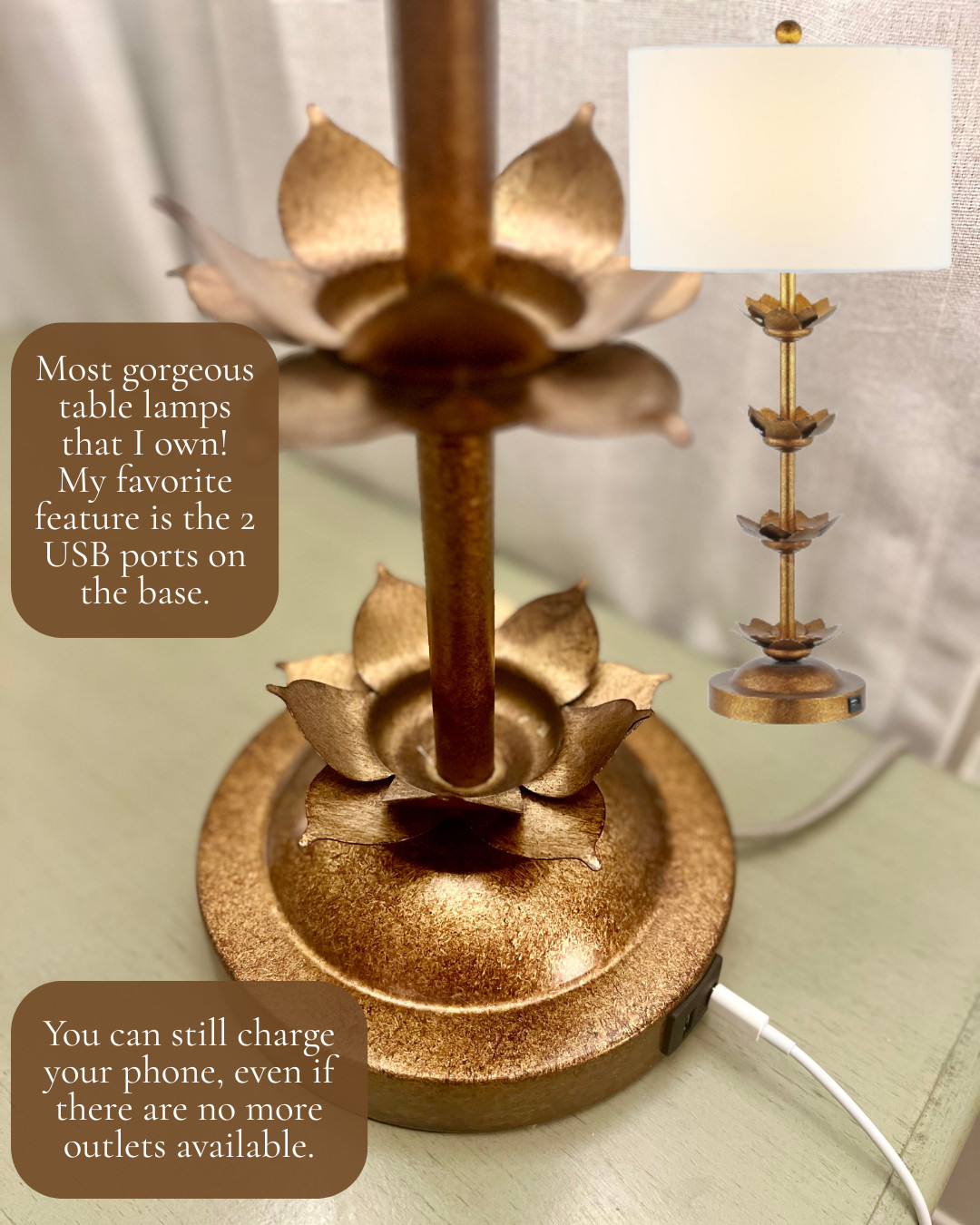 Safavieh lighting that I bought on Amazon! These are gorgeous table lamps that have two USB ports on the base. You can still charge your phone, even if there are no more outlets available. Sold as a set of two lamps for less than $200!
#amazonhome #founditonamazon #tablelamps #safavieh  

 #LTKdayinmylife #LTKmomlife #LTKHome