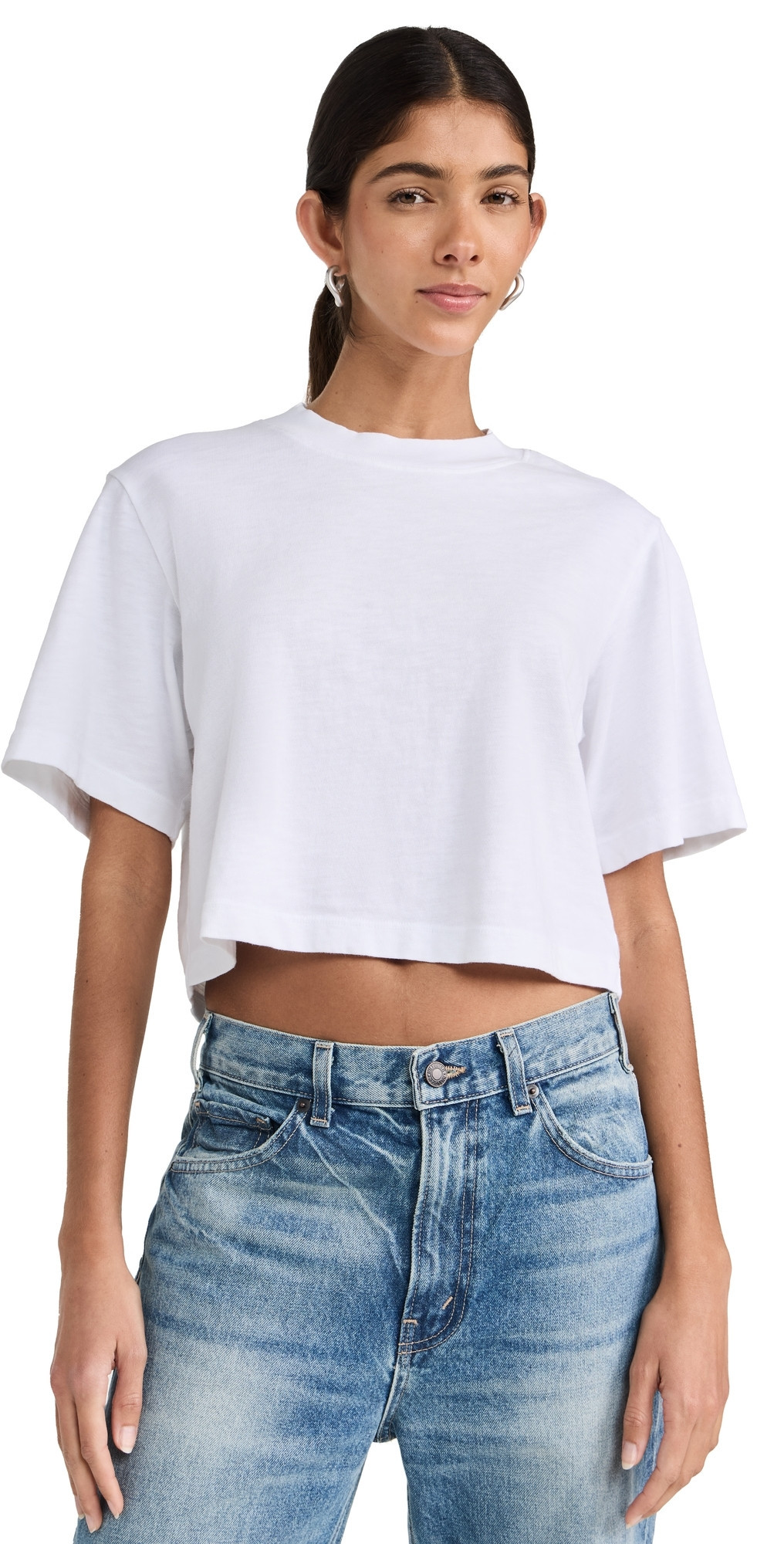 Cotton Citizen The Tokyo Crop Tee White M | Shopbop