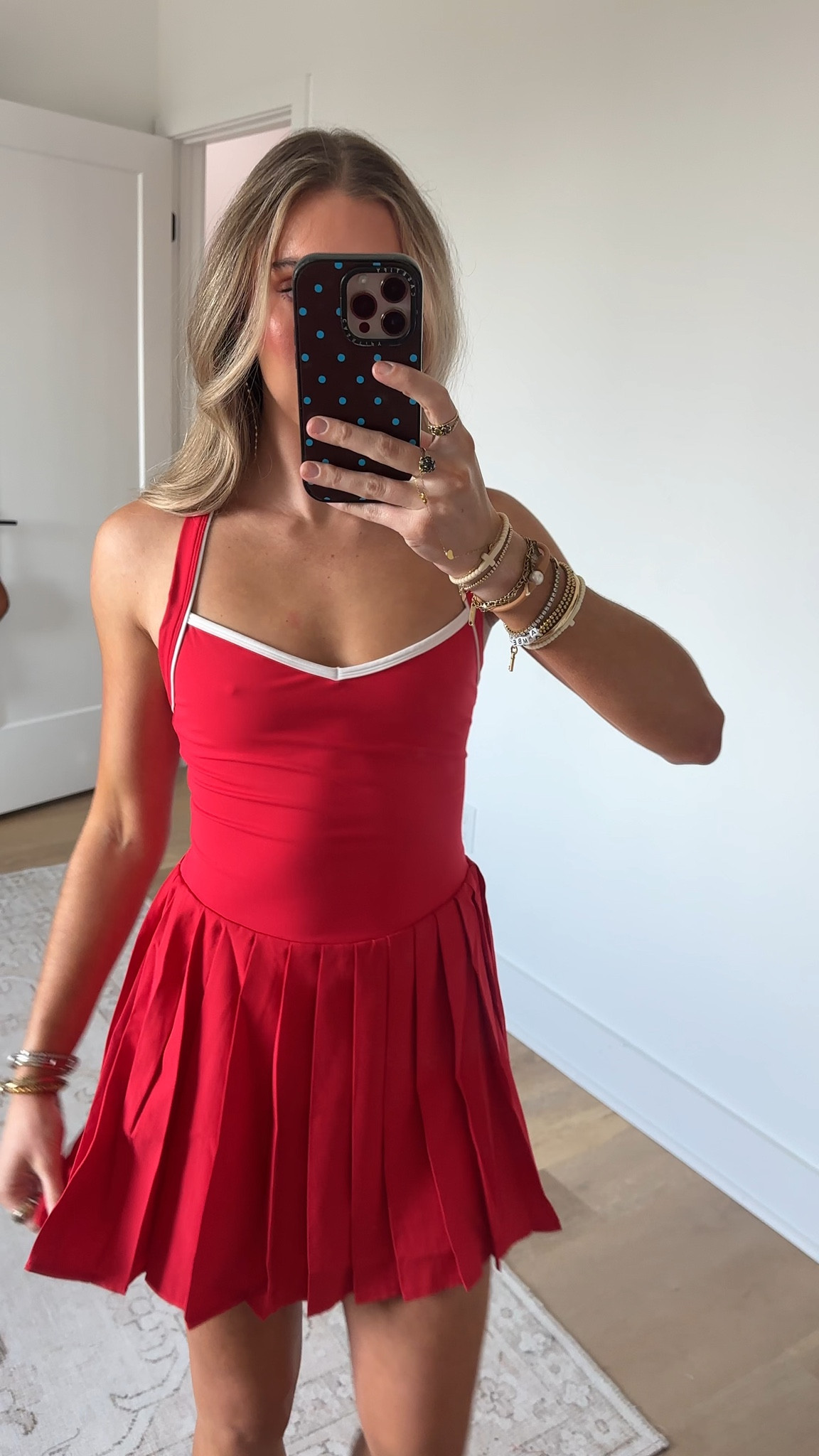 Amazon size XS QINSEN Womens V Neck Pleated Tennis Dresses Built in Shorts Cross Back Sleeveless Athletic Dress with Pockets

#LTKootd #LTKfitnessgoals #LTKActive