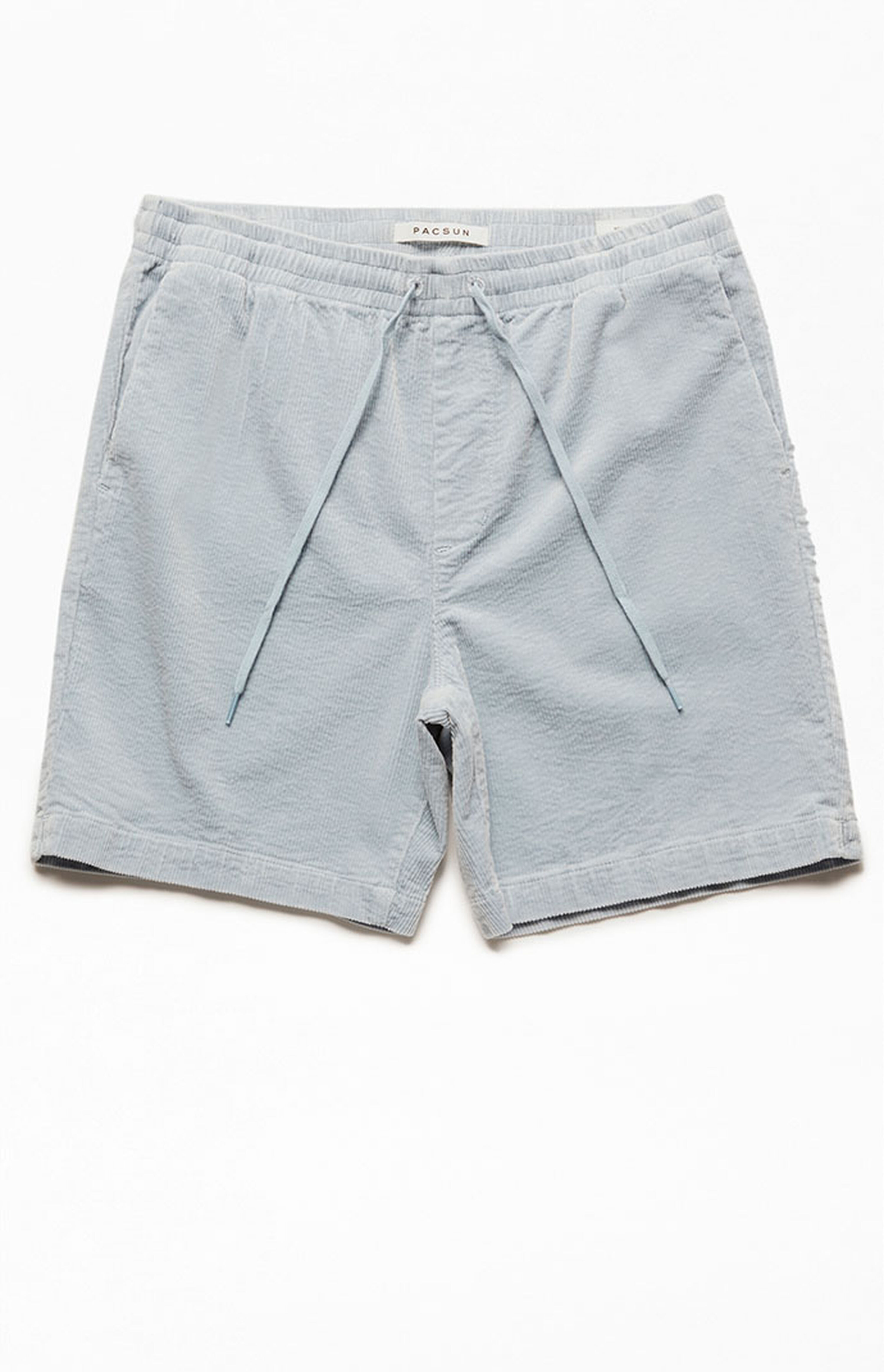 PacSun Blue Corduroy Volley Shorts | PacSun