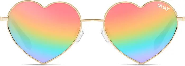 x Pride Heartbreaker 45mm Heart Sunglasses | Nordstrom