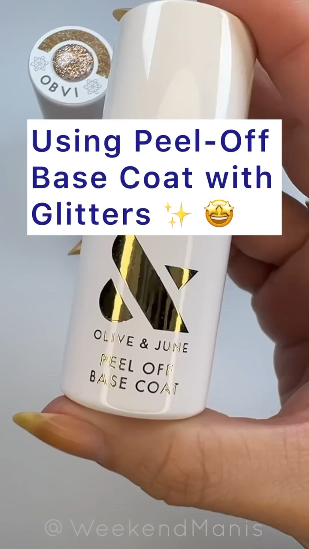 ✨Peel Off Base Coat to easily remove glitters! 💅 (#PR)

I took one for the team and tested @oliveandjune’s new Peel Off Base (POB) Coat on a full hand of glitters and toppers 🤪 I’m happy to report I did not experience any untoward effects 😂 

You don’t need a lamp to cure this! It can be used under regular manis as well as gels (if using gel, make sure to also use the Gel Base Coat before adding gel color and gel top coat). Also, a little goes a long way! You may need to use less than you think! 💅 

Ensure the POB is fully dry before you start painting, otherwise, it may be a little goopy/gummy underneath and affect how satisfying the peeling-off portion is 😁 

Olive & June colors used:
Base: Primrose
Thumb: Exclamation Point
Index: OBVI
Middle: Party Pants
Ring: Is It Too Much?
Pinky: Boogie Wonderland

Use CARINA20 for 20% off first Olive and June Systems, including the ✨ NEW ✨ Gel Mani System!

Link in bio ♥️ I am so grateful whenever you shop through my link, it helps me stay in the program and allows me to continue to do these type of posts for you! 

#oliveandjune #oliveandjunepartner #oliveyourmani #theinstantmani #pressonnails #ojnails #perfectnails #diymanicure #💅byPoppy #olivemymani #WeekendManis #quickdry #winternails #diymani #athomemanicure #nails #mani  #OYC #gelmani #gelnails #oliveandjunegel

#LTKFindsUnder50 #LTKBeauty #LTKselfcare