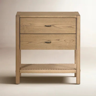 Deirdre 2 - Drawer Woven Nightstand | Wayfair North America