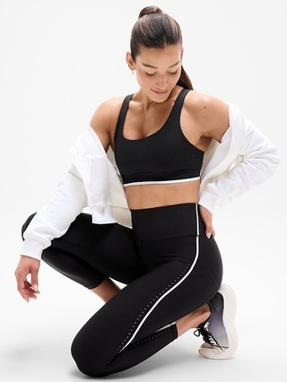 Interval Stash Ultra High Rise Tipped Lasercut 7/8 Legging | Athleta
