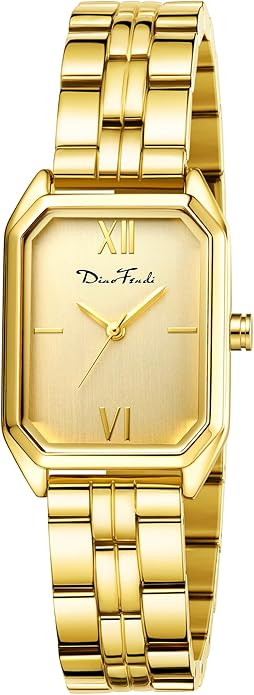Diaofendi Women's Petite Gold Watch,Dress Analog Waterproof, Stainless Steel Bracelet Watches for... | Amazon (US)